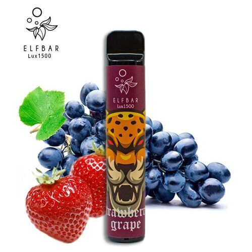 Elf Bar 1500 - Strawberry Grape Lux 5%