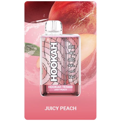 Elf Bar TE5000 HOOKAH - Juicy Peach 0.5%