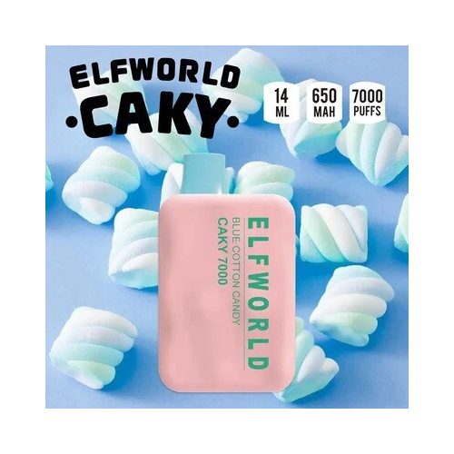 Elf World 7000 - Blue Cotton Candy 2%