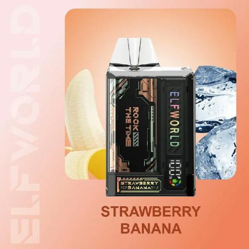 Elf World 9000 - Strawberry Banana 2%