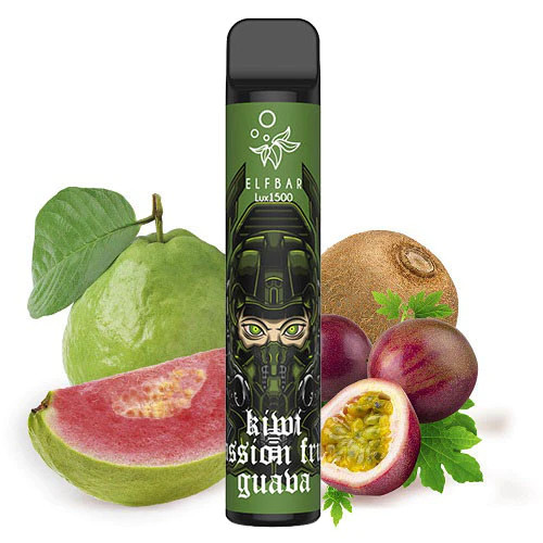 Elf Bar 1500 - Kiwi Passion fruit guava Lux 2%