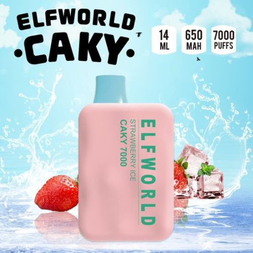 Elf World 7000 - Straberry Ice 5% 